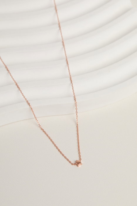 Heliophilia Silver Collar de Plata de Ley 925 Rosa